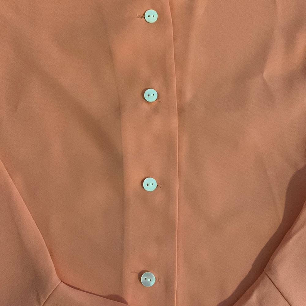 Talbots pure silk button down - Picture 3 of 5